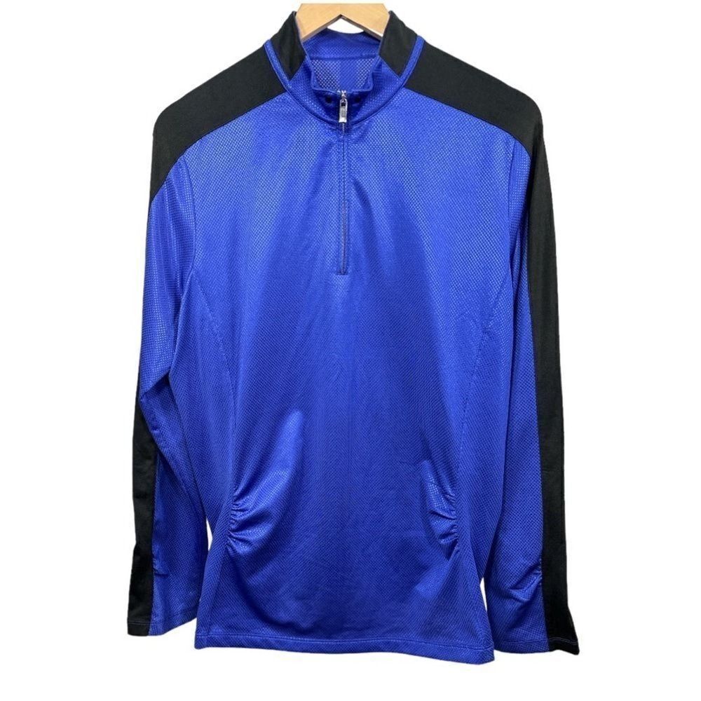 TAIL Women's 1/2 Zip Pullover Long Sleeve Activewear Top Purple Size Extra Large